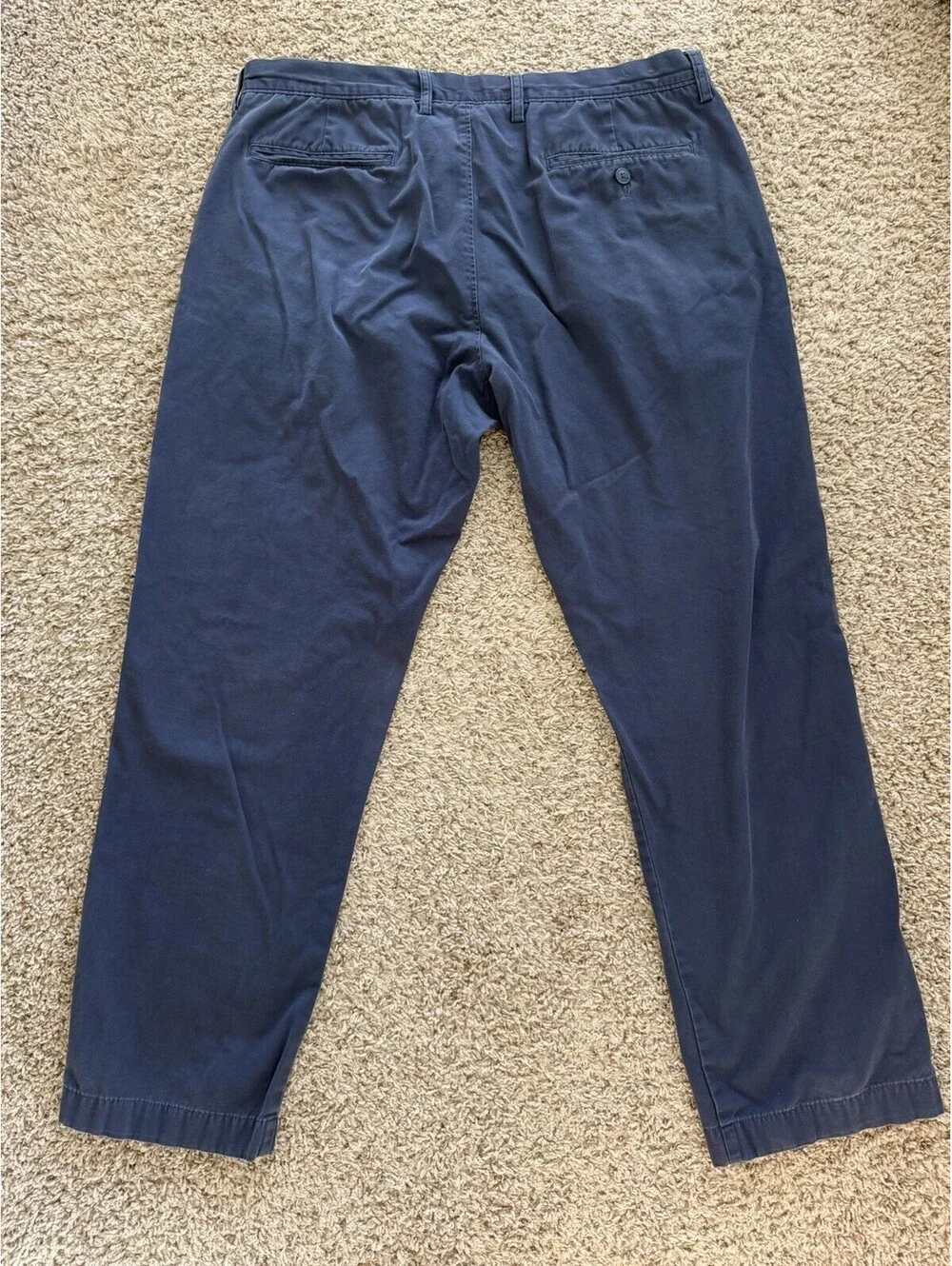 J.Crew The Sutton Navy Summerweight Chino Pants 36x28 Smart Casual Preppy
